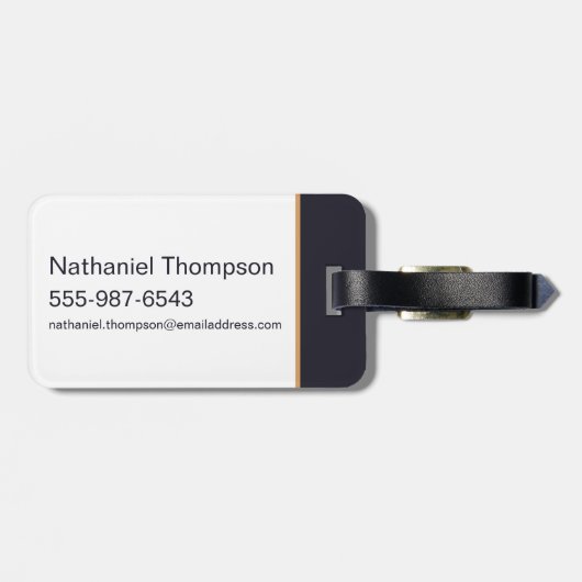 HARRY POTTER™ | Anime Draco Malfoy Seed Bagagelabel (Achterkant horizontaal)