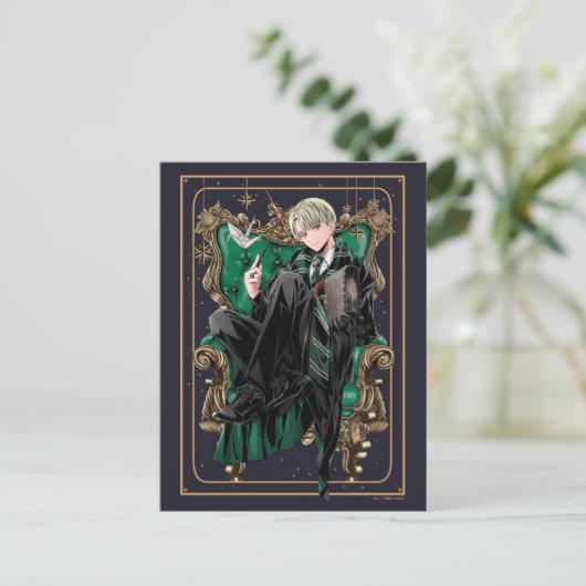 HARRY POTTER™ | Anime Draco Malfoy Seed Briefkaart (Staand voorkant)