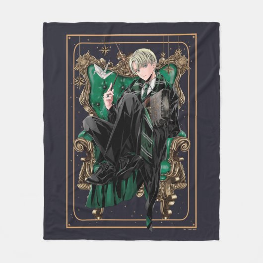 HARRY POTTER™ | Anime Draco Malfoy Seed Fleece Deken (Voorkant)