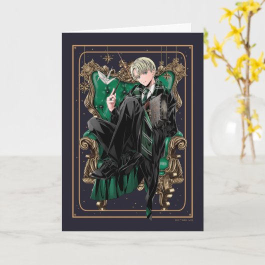 HARRY POTTER™ | Anime Draco Malfoy Seed Kaart (Gele Bloem)
