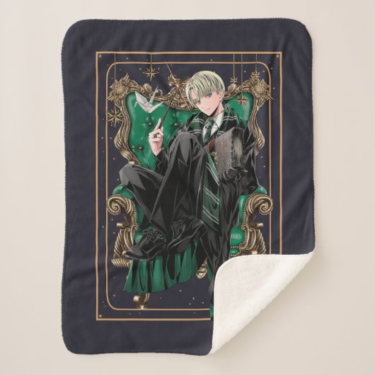HARRY POTTER™ | Anime Draco Malfoy Seed Sherpa Deken (Voorkant)