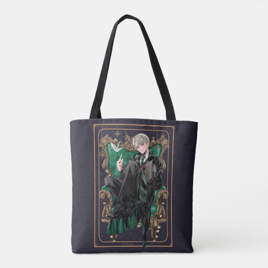 HARRY POTTER™ | Anime Draco Malfoy Seed Tote Bag (Achterkant)