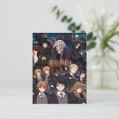 HARRY POTTER™ Anime Ensemble Scène Briefkaart (Staand voorkant)