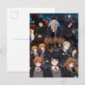 HARRY POTTER™ Anime Ensemble Scène Briefkaart (Voorkant / Achterkant)