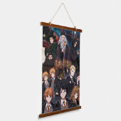 HARRY POTTER™ Anime Ensemble Scène Hangend Wandkleed (Gebogen)