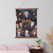 HARRY POTTER™ Anime Ensemble Scène Hangend Wandkleed (Slaapkamer)