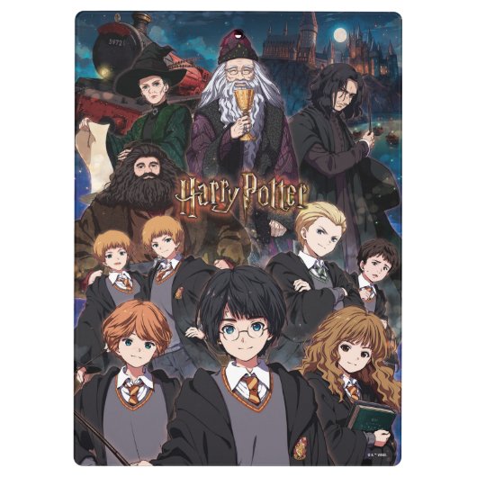 HARRY POTTER™ Anime Ensemble Scène Klembord (Achterkant)