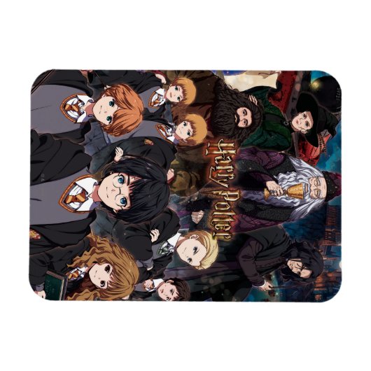 HARRY POTTER™ Anime Ensemble Scene Magneet (Horizontaal)