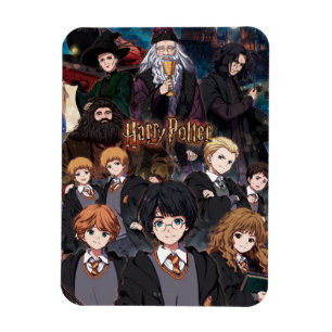 HARRY POTTER™ Anime Ensemble Scène Magneet