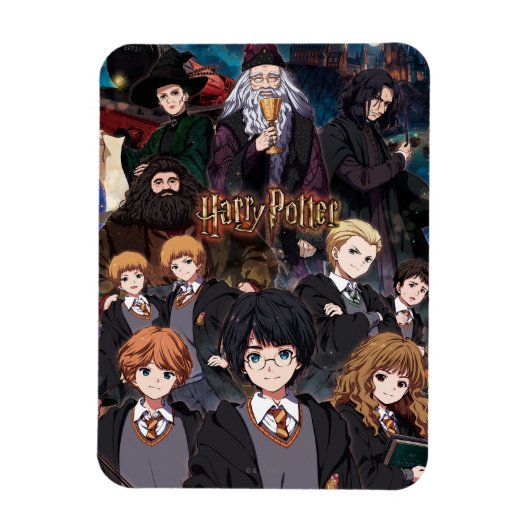 HARRY POTTER™ Anime Ensemble Scene Magneet (Verticaal)
