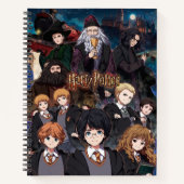 HARRY POTTER™ Anime Ensemble Scène Notitieboek (Voorkant)
