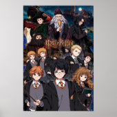 HARRY POTTER™ Anime Ensemble Scene Poster (Voorkant)
