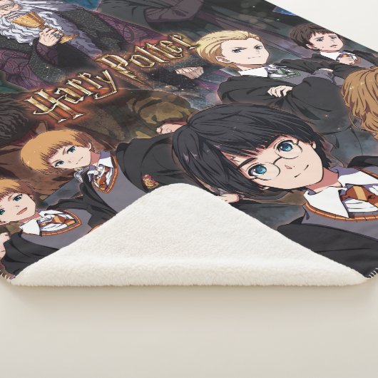 HARRY POTTER™ Anime Ensemble Scene Sherpa Deken (3/4)