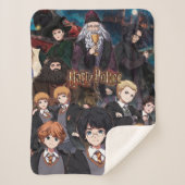 HARRY POTTER™ Anime Ensemble Scene Sherpa Deken (Voorkant)