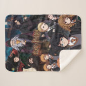 HARRY POTTER™ Anime Ensemble Scene Sherpa Deken (Voorkant (horizontaal))
