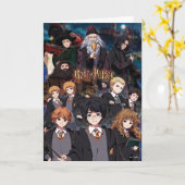 HARRY POTTER™ Anime Ensemblescène Kaart (Gele Bloem)