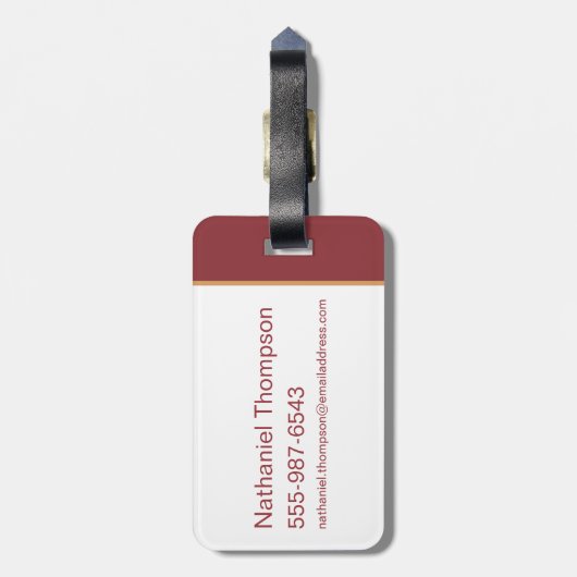 HARRY POTTER™ | Anime HARRY POTTER™ Crest Bagagelabel (Achterkant verticaal)