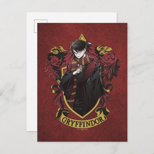 HARRY POTTER™ | Anime HARRY POTTER™ Crest Briefkaart (Voorkant / Achterkant)