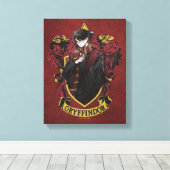 HARRY POTTER™ | Anime HARRY POTTER™ Crest Canvas Afdruk (Insitu (Houten vloer))