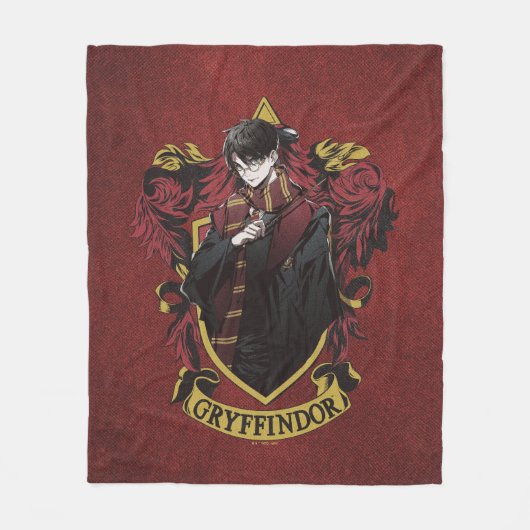 HARRY POTTER™ | Anime HARRY POTTER™ Crest Fleece Deken (Voorkant)