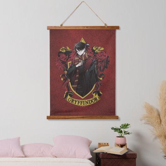 HARRY POTTER™ | Anime HARRY POTTER™ Crest Hangend Wandkleed (Slaapkamer)
