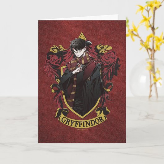 HARRY POTTER™ | Anime HARRY POTTER™ Crest Kaart (Gele Bloem)