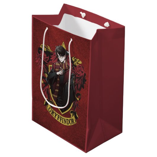 HARRY POTTER™ | Anime HARRY POTTER™ Crest Medium Cadeauzakje (Voorkant Gekanteld)