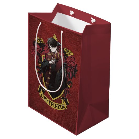 HARRY POTTER™ | Anime HARRY POTTER™ Crest Medium Cadeauzakje (Achterkant Gekanteld)