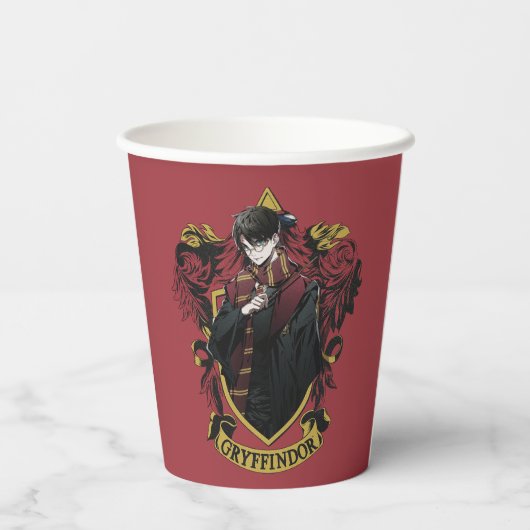 HARRY POTTER™ | Anime HARRY POTTER™ Crest Papieren Bekers (Achterkant)