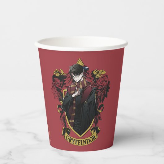 HARRY POTTER™ | Anime HARRY POTTER™ Crest Papieren Bekers (Voorkant)