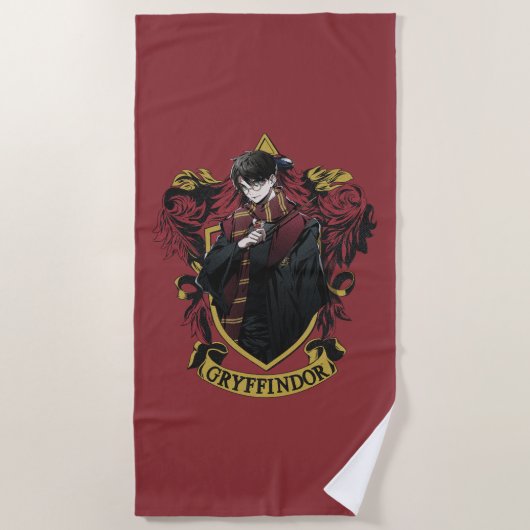 HARRY POTTER™ | Anime HARRY POTTER™ Crest Strandlaken (Voorkant)