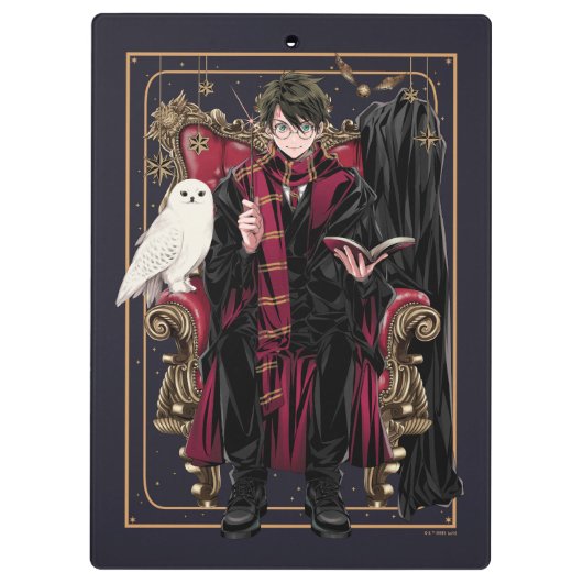 HARRY POTTER™ | Anime HARRY POTTER™ Zittend Klembord (Achterkant)