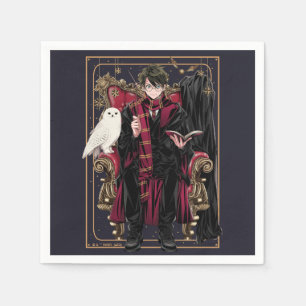 HARRY POTTER™   Anime HARRY POTTER™ Zittend Servet
