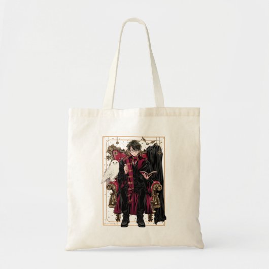 HARRY POTTER™ | Anime HARRY POTTER™ Zittend Tote Bag (Voorkant)