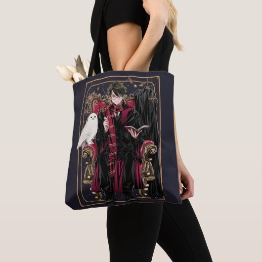 HARRY POTTER™ | Anime HARRY POTTER™ Zittend Tote Bag (Dichtbij)