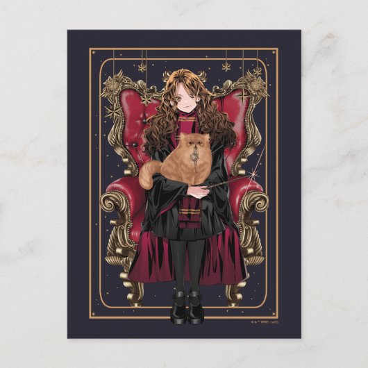 HARRY POTTER™ | Anime Hermione Granger Seed Briefkaart (Voorkant)