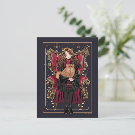 HARRY POTTER™ | Anime Hermione Granger Seed Briefkaart (Staand voorkant)
