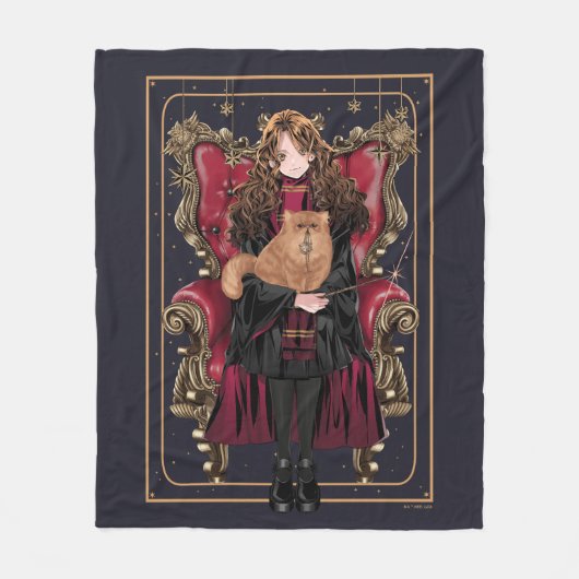 HARRY POTTER™ | Anime Hermione Granger Seed Fleece Deken (Voorkant)