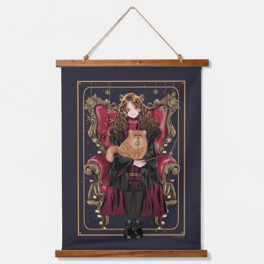 HARRY POTTER™ | Anime Hermione Granger Seed Hangend Wandkleed (Voorkant)