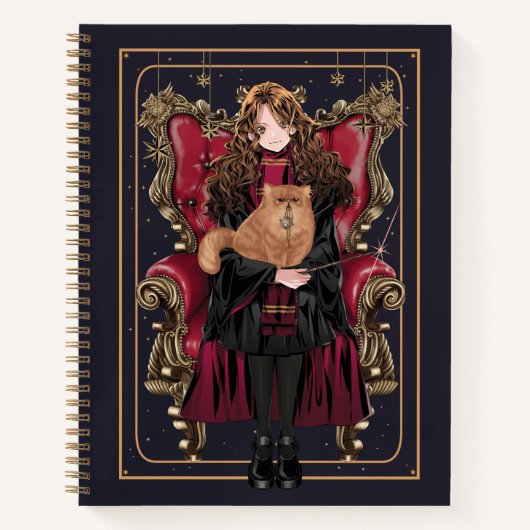HARRY POTTER™ | Anime Hermione Granger Zittend Notitieboek (Voorkant)