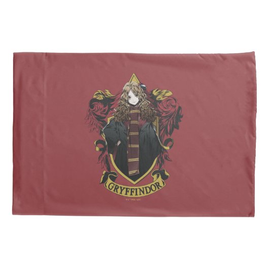 HARRY POTTER™ | Anime Hermione House Crest Kussensloop (Achterkant)