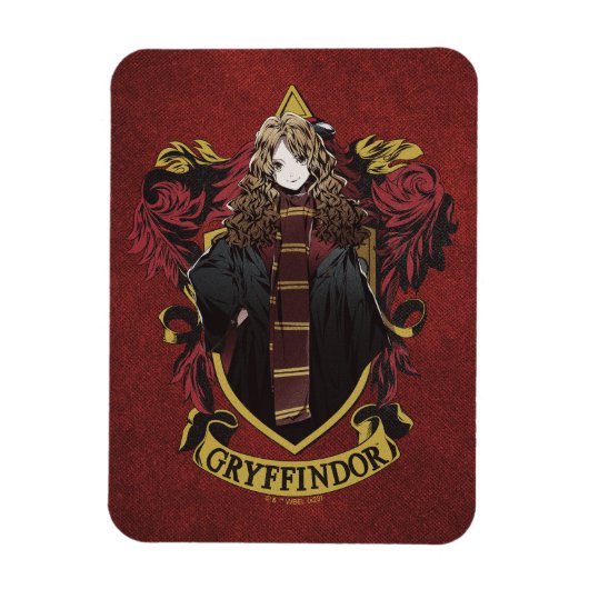 HARRY POTTER™ | Anime Hermione House Crest Magneet (Verticaal)