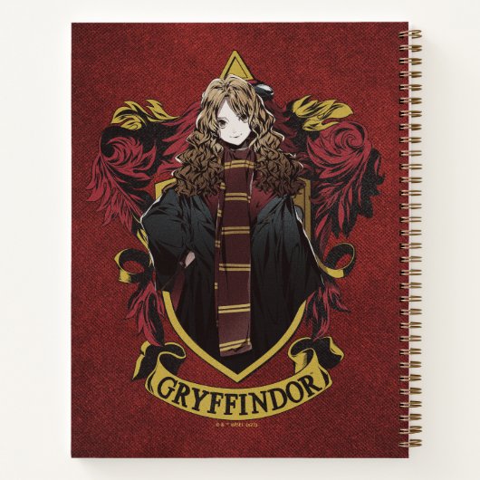 HARRY POTTER™ | Anime Hermione House Crest Notitieboek (Achterkant)