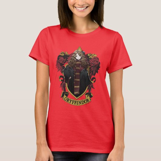 HARRY POTTER™ | Anime Hermione House Crest T-shirt (Voorkant)