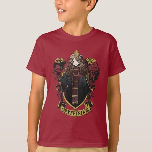 HARRY POTTER™ | Anime Hermione House Crest T-shirt (Voorkant)