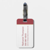 HARRY POTTER™ | Anime Ron Weasley House Crest Bagagelabel (Achterkant verticaal)