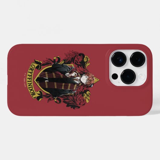 HARRY POTTER™ | Anime Ron Weasley House Crest Case-Mate iPhone Case (Achterkant (horizontaal))