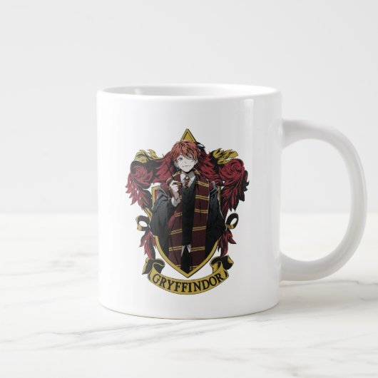 HARRY POTTER™ | Anime Ron Weasley House Crest Grote Koffiekop (Rechts)
