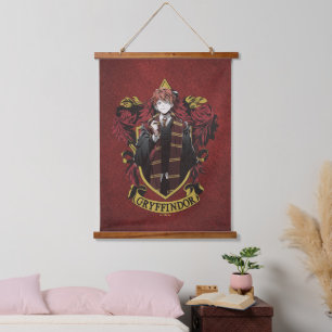 HARRY POTTER™ Anime Ron Weasley House Crest Hangend Wandkleed
