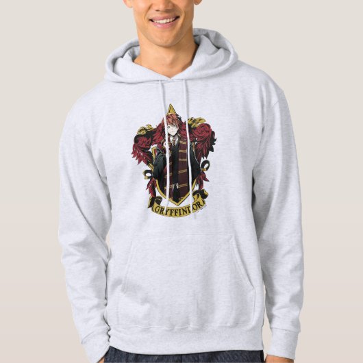 HARRY POTTER™ | Anime Ron Weasley House Crest Hoodie (Voorkant)
